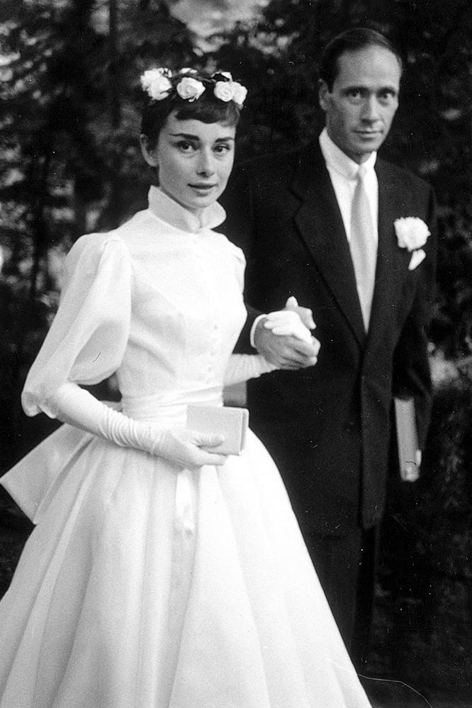 Audrey Hepburn And Mel Ferrer