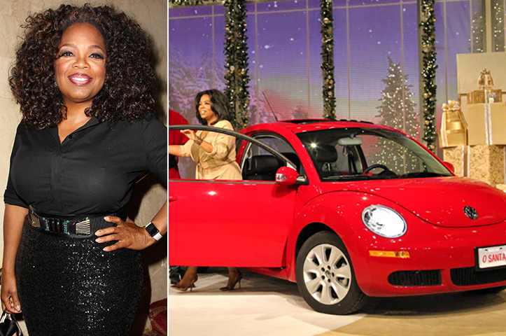 Oprah Winfrey – Volkswagen Beetle Estimated 30K