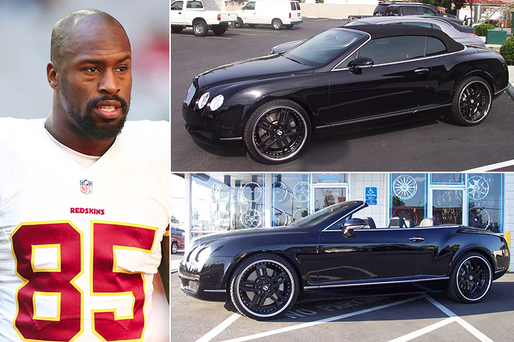 Vernon Davis – Bentley Continental GT Convertible Estimated 200K