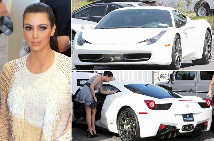 Kim Kardashian – Ferrari 458 Italia Estimated 325K