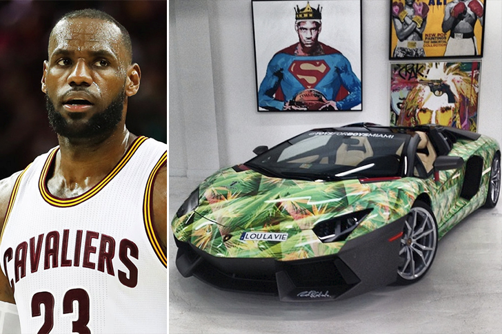 LeBron James – Lamborghini Aventador Roadster Estimated 400K