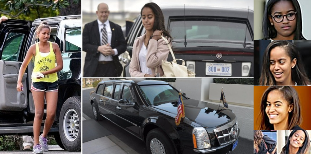 Malia And Sasha Obama – “The Beast” Or “Limousine One” Estimated 1.5M...