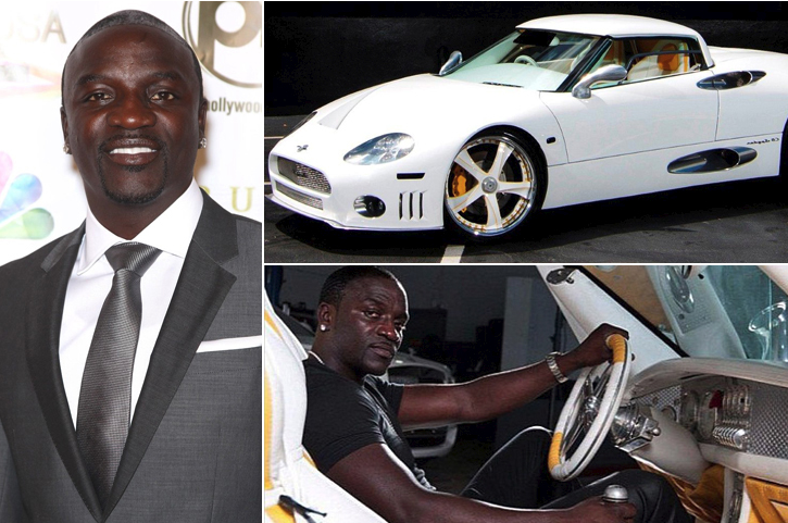 Akon – Spyker C8 Estimated 350K