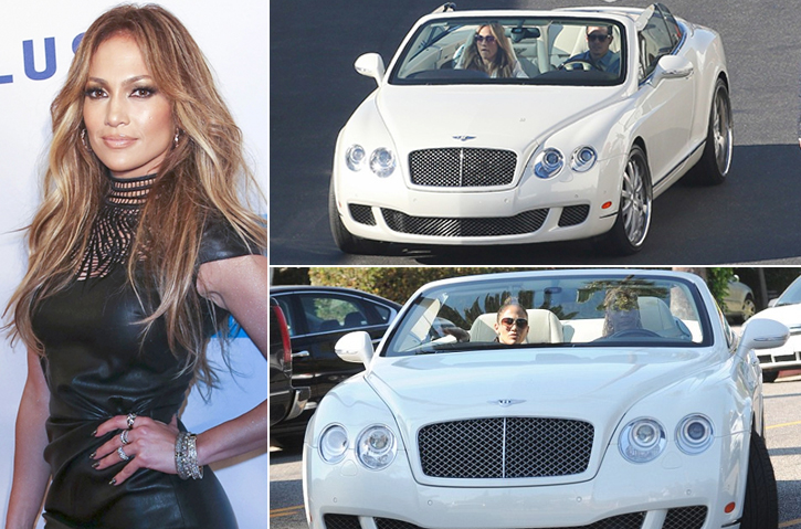 Jennifer Lopez – Bentley Continental GTC Estimated 250K