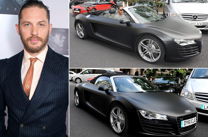 Tom Hardy – Audi R8 Spyder Estimated 160K