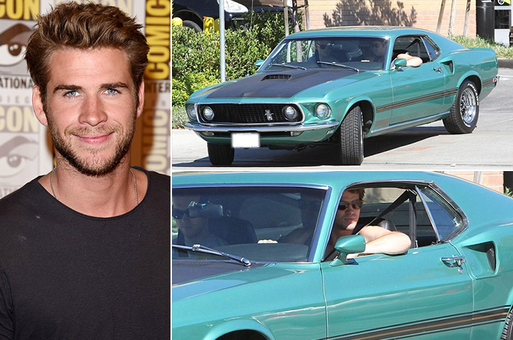 Liam Hemsworth – 1969 Ford Mustang Estimated 85K