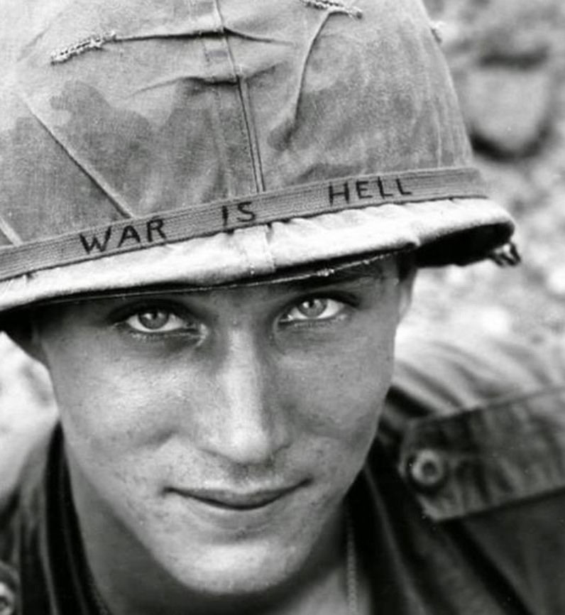 American Soldier In Vietnam 1965.