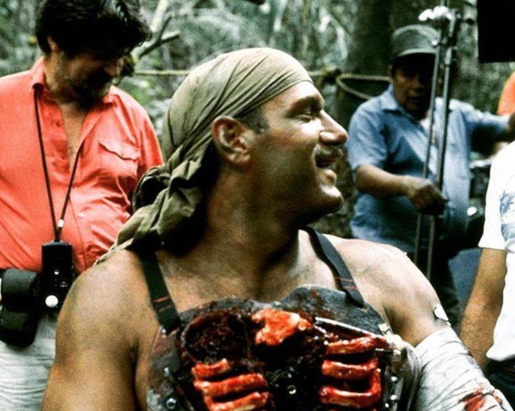 Jesse Ventura On The Predator Set 1987