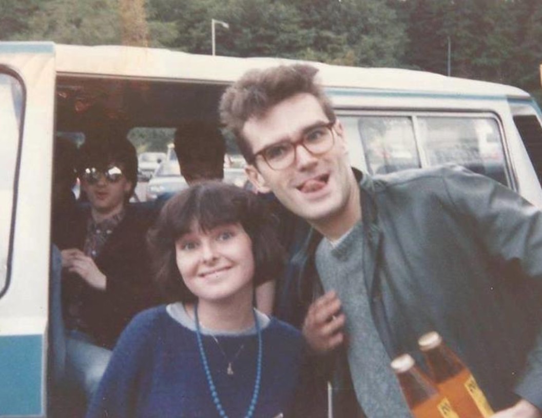 Morrissey And A Very Lucky Smiths Fan Circa 1983.