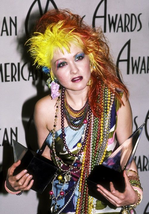 Cyndi Lauper Then