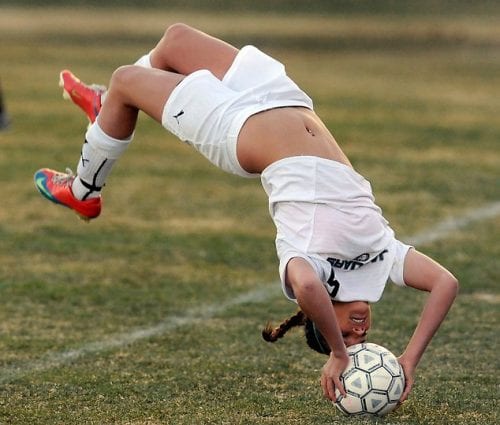 Practicing Yoga