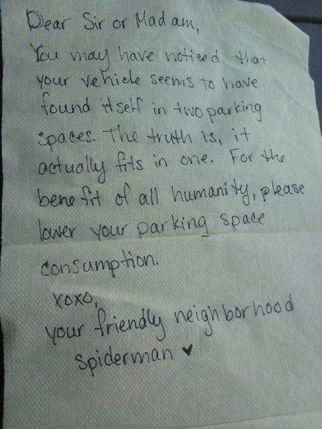 It’s Not Every Day A Superhero Leaves You A Note