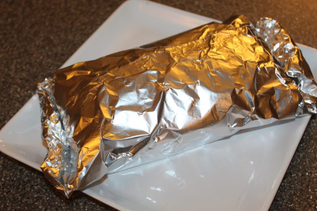 Bread Wrapped In Foil