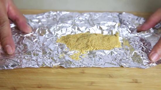 Hard Brown Sugar In Foil