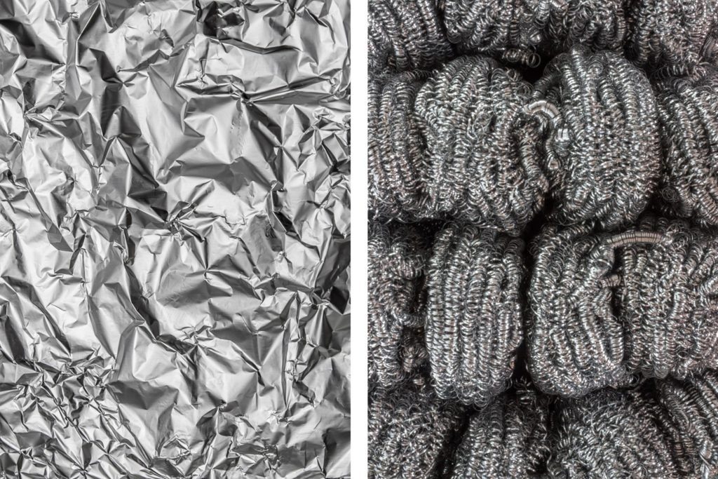 Aluminum Foil And Steel Wool