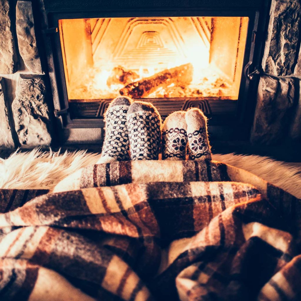 Warm Feet By The Fire