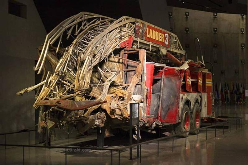 The First Firetruck To Arrive On The Scene On 9/11