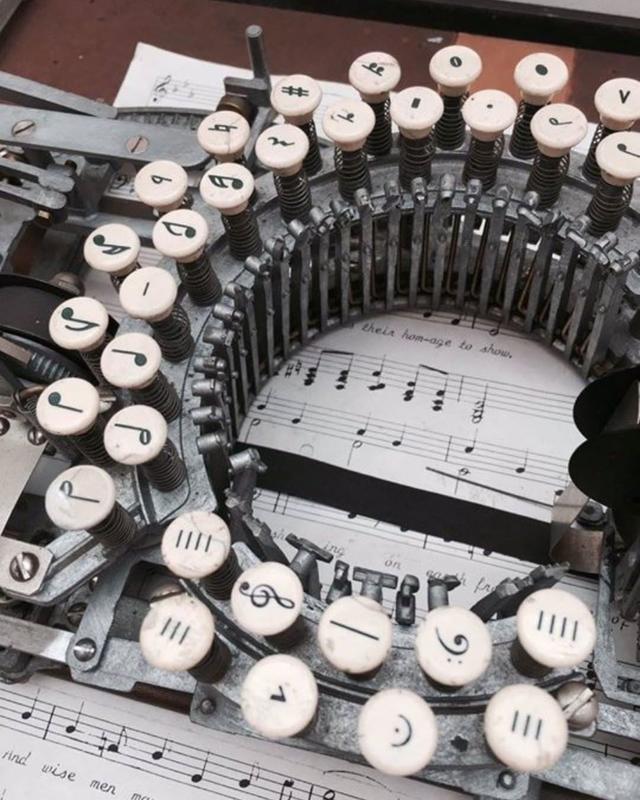 Rare Keaton Music Typewriter