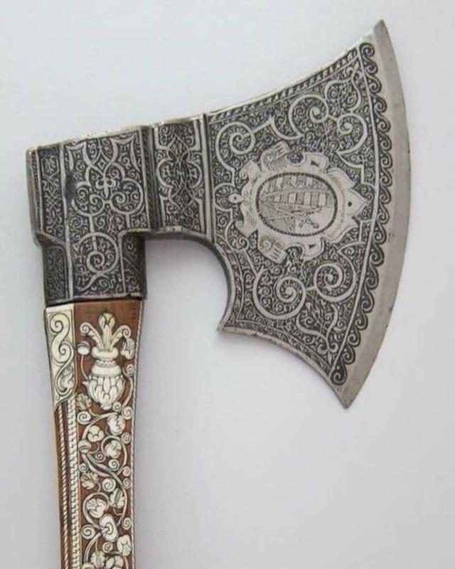 Small Ornate Ax From The 1500s