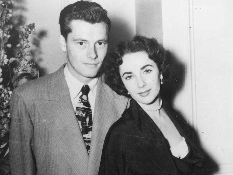 Elizabeth Taylor And Conrad Hilton 6 Months