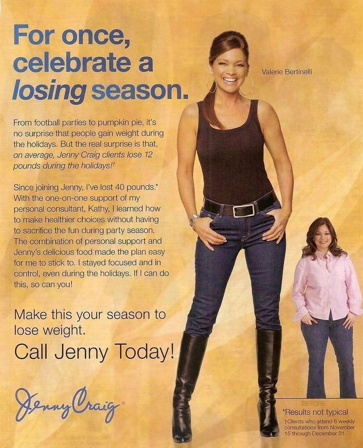 Jenny Craig Girl Estimated $1.55 Million (for Losing 47 Pounds)