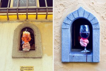 Wine Windows In Italy Serving Up Drinks