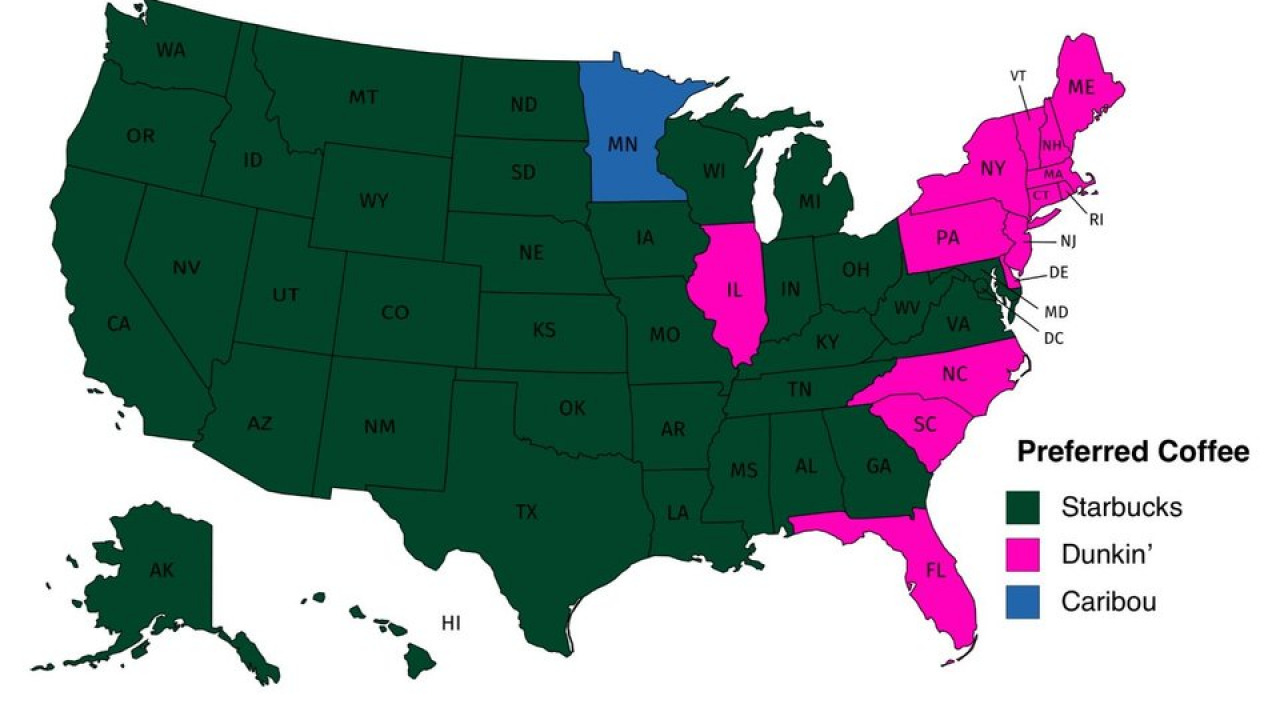 Popular Coffee Shop Chains By Number Of Locations