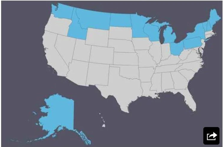 The Top States In America...Literally