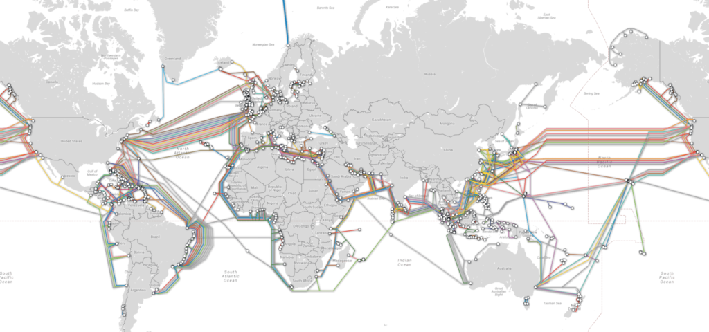 Underwater Cables That Sustain The Internet