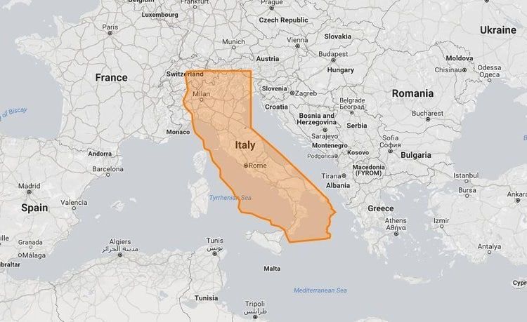California Vs. Italy