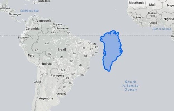 Greenland Vs. South America