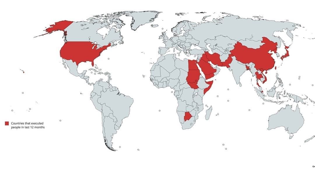 Countries That Executed People Over 12 Months In 2015 16