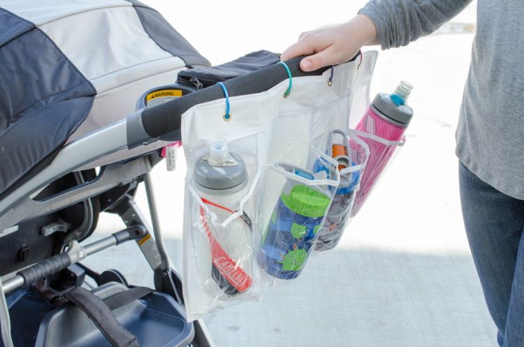 Hang A Show Organizer On The Stroller