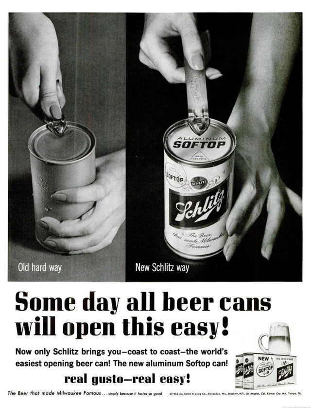 Schlitz Beer - 1960s