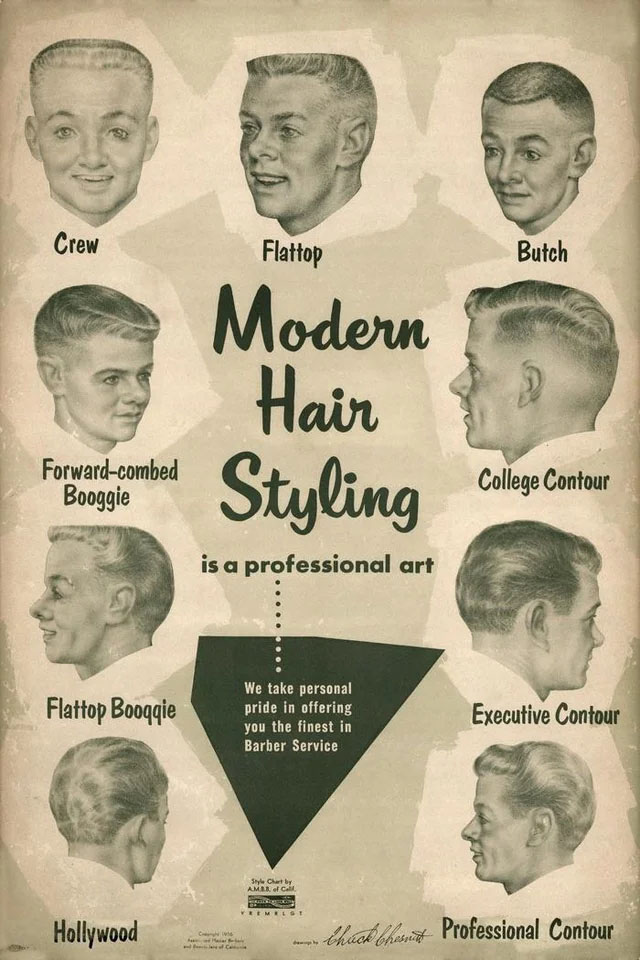 Modern Hair Styling - 1950s