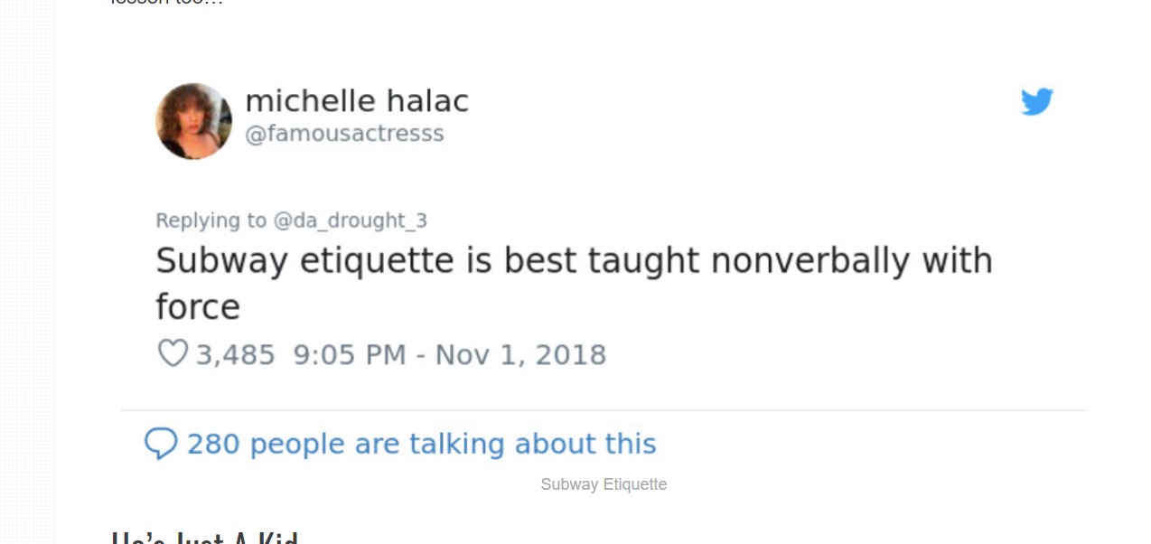 Etiquette