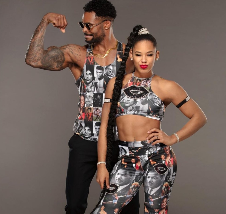 Montez Ford and Bianca Belair