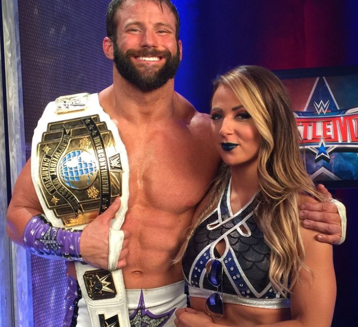 Tenille Dashwood (Emma) and Zack Ryder