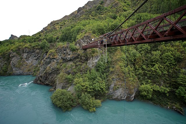 Kawarau Bridge In New Zealand