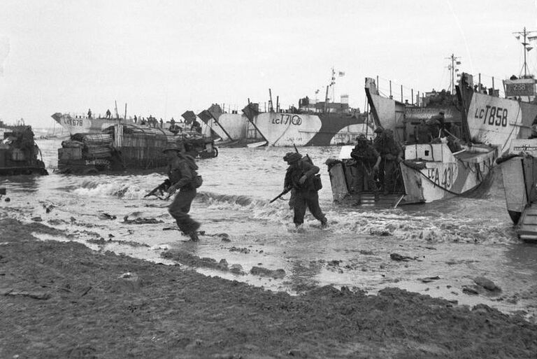 Landing at Gold Beach