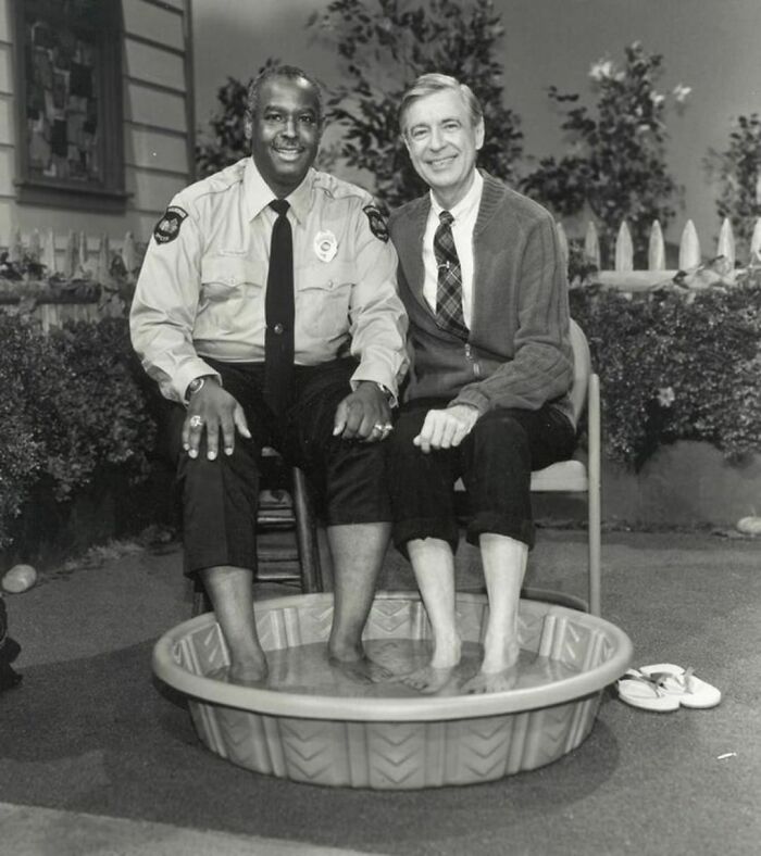 Officer Clemmons And Mr. Rogers