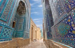 Historical,Necropolis,And,Mausoleums,Of,Shakhi,Zinda,,Samarkand,,Uzbekistan.